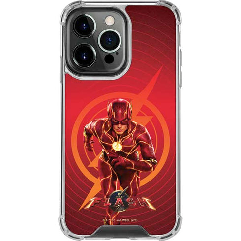 DC Comics The Flash Movie: Flash in Motion iPhone 16 Pro Clear Case